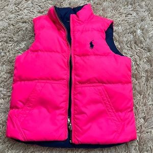 Reversible Polo Ralph Lauren puffer vest girls